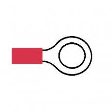 8.0mm Ring Terminal - Small Conductor 200148 Terminals and Connectors, Pre-Insulated Terminals image