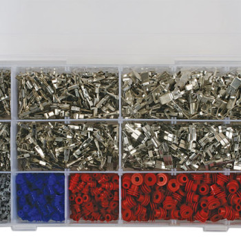 Assorted Non-Insulated VW Terminals and Seals 1200pc  37399