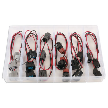 Assorted Injector Connector Kit Japanese Vehicles 18pc 37551 image