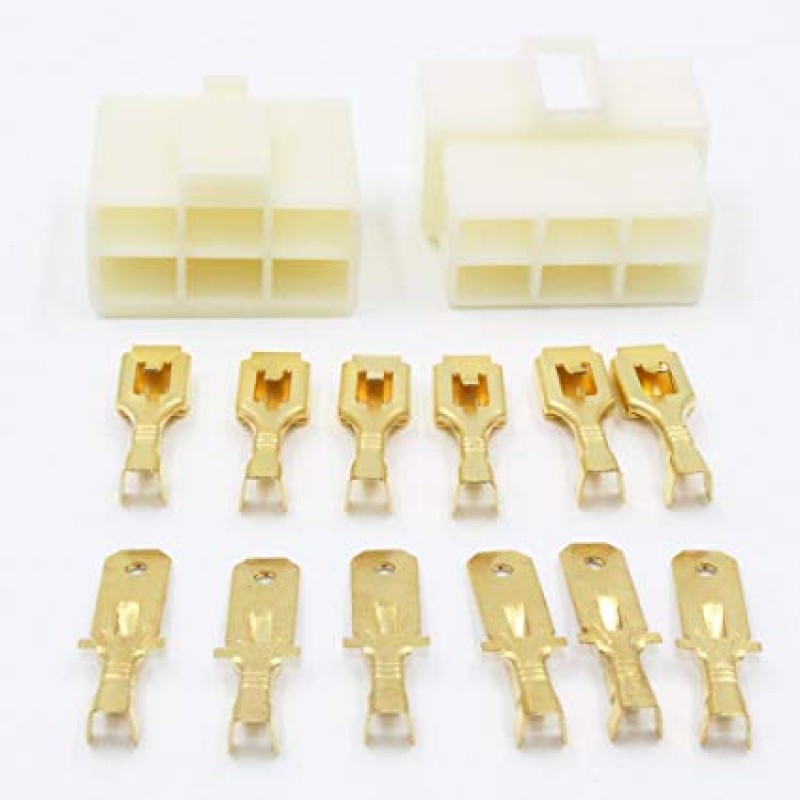 6 Way 6.3mm Housing Connector Kit PK11