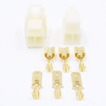 3 Way 6.3mm Housing Connector Kit PK9