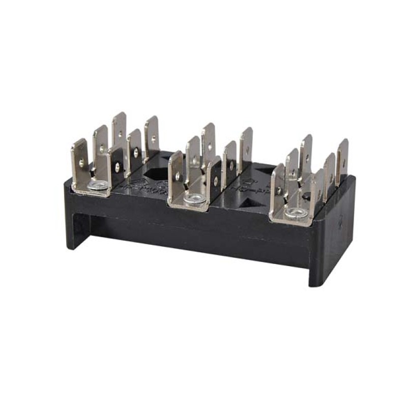 Power Distribution,Terminal Block, 3 x 6 Way 000553 Power Distribution,Terminal Block, 3 x 6 Way 000553