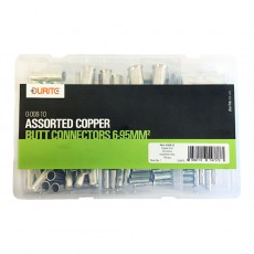 Assorted Copper Butt Connector Kit 000810 Terminals and Connectors, Tinned Solid Copper Cable Sockets image