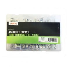 Assorted Copper Tube Terminals kit 000815 Terminals and Connectors, Tinned Solid Copper Cable Sockets, Terminal Kits image