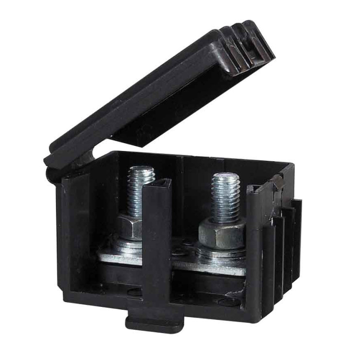 Black Moulded Power Distribution Insulated Housing 046650 image