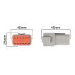 12 Way Female Deutsch DT Series Connector 12DP Terminals and Connectors, Deutsch Connectors image