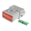 12 Way Female Deutsch DT Series Connector 12DP Terminals and Connectors, Deutsch Connectors image