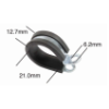 Steel P Clip, 21.0mm BNZ10