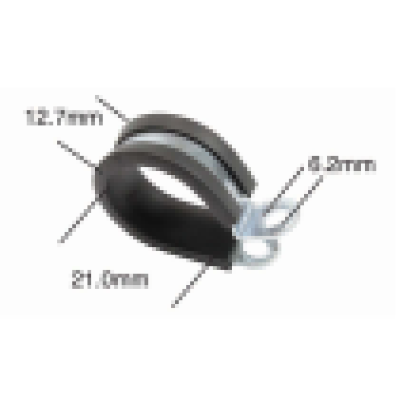Steel P Clip, 21.0mm BNZ10 Steel P Clip, 21.0mm BNZ10