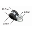 Steel P Clip, 8.0mm BNZ2 image