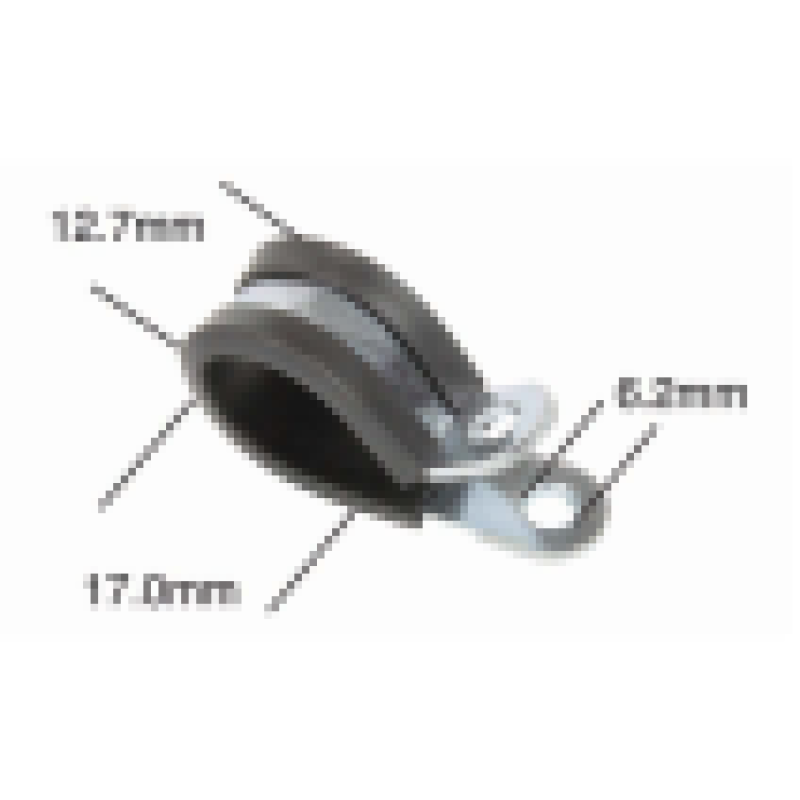 Steel P Clip, 17.0mm BNZ8 Steel P Clip, 17.0mm BNZ8