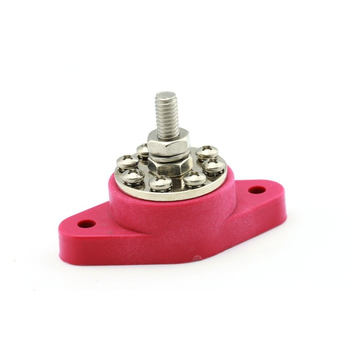 Power Distribution Post M10 Red 77837N021 Wiring Accessories, Power Distribution image