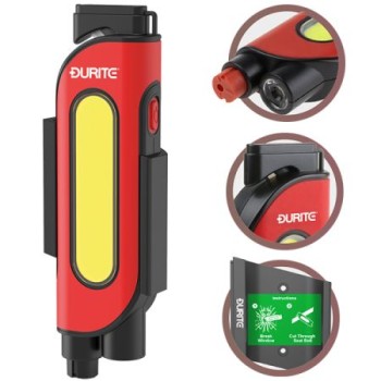 Seat Belt Cutter and Emergency Window Breaker with SOS Light and Inspection Lamp 069953