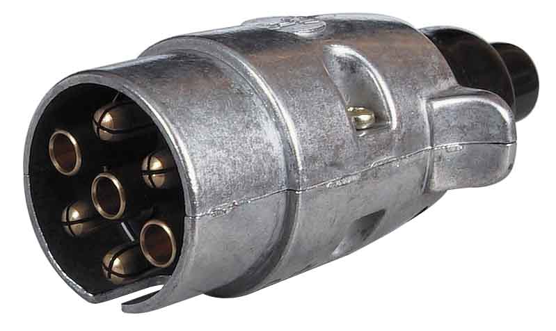 7 Pin Metal Socket|ISO 1724|Auto Electrical Parts UK